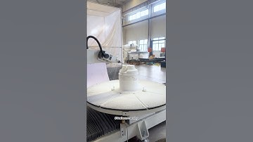 5-Axis CNC Foam Mold Carving.High precision 3D carving #5AxisCNC#3DCarving #FoamCNC#sculpture#cnc