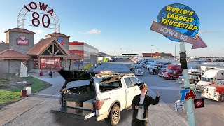 Camping 24 Hours at the Worlds Largest Truckstop