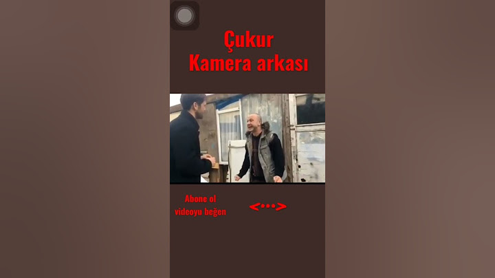 ÇUKUR KAMERA ARKASI ALİÇO & YAMAÇ
