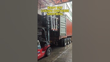 Loading 40 feet container webbing to the Africa from GREATWALL webbing factory in Guangzhou China.