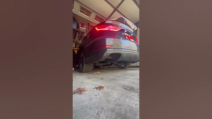 Audi s3 straight pipe cold start
