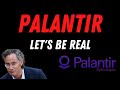 PALANTIR STOCK - LET'S BE REAL (BIG NEW CONTRACT FOR PLTR STOCK)