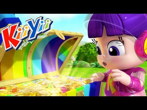Радуга цветов конг + Еще! | детские песни | KiiYii | мультфильмы для детей