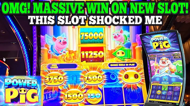 OMG! MASSIVE WIN ON MY FAVORITE NEW SLOT POWER PIG SLOT | TRIPLE POP & MORE | New Las Vegas Slots