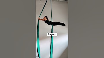 Single Strand Sequence on Aerial Silks #shorts #aerialsilks
