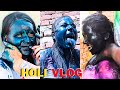 Nayi Bhabhi ke sath holi  | jabardast holi  | Holi Putai Black Colour