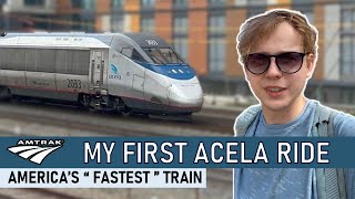 Riding Acela, America's ONLY 'High Speed' Train