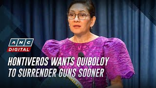 Hontiveros wants shorter deadline for Quiboloy to surrender his firearms