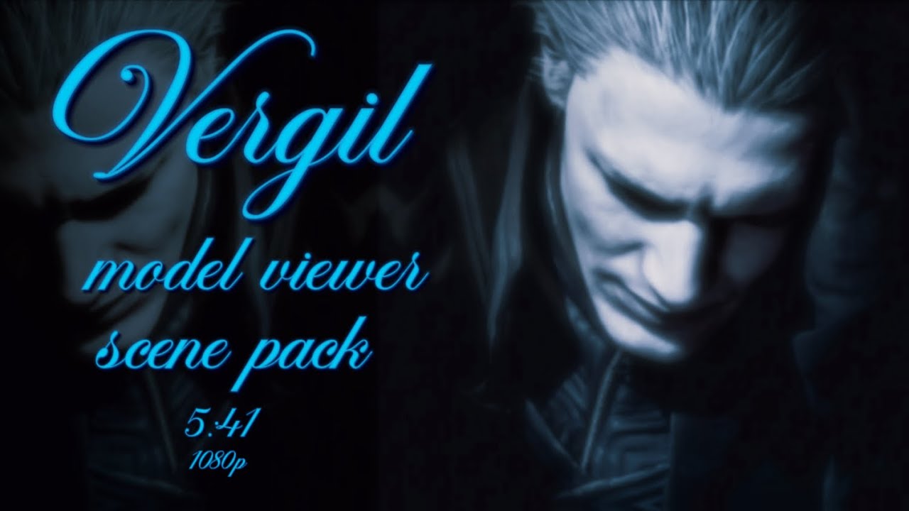 Vergil [model viewer SCENE PACK]  [devil may cry 5]