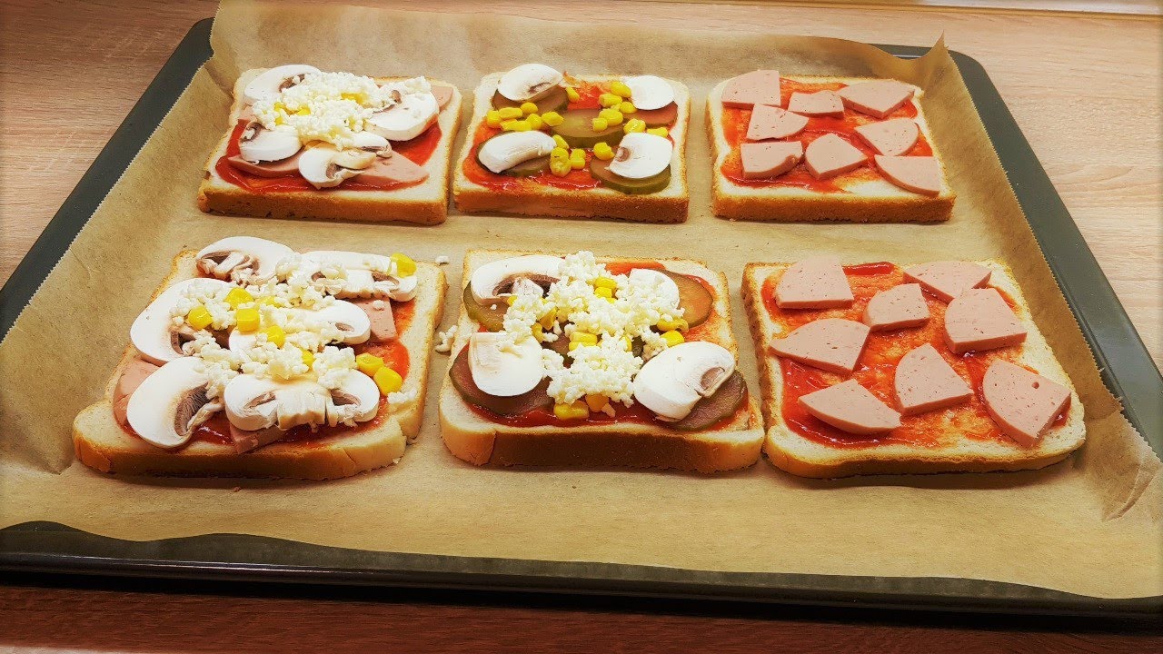 Pizzatoast Rezept ,einfaches und Leckerstes Pizza Toast Rezept ! - YouTube