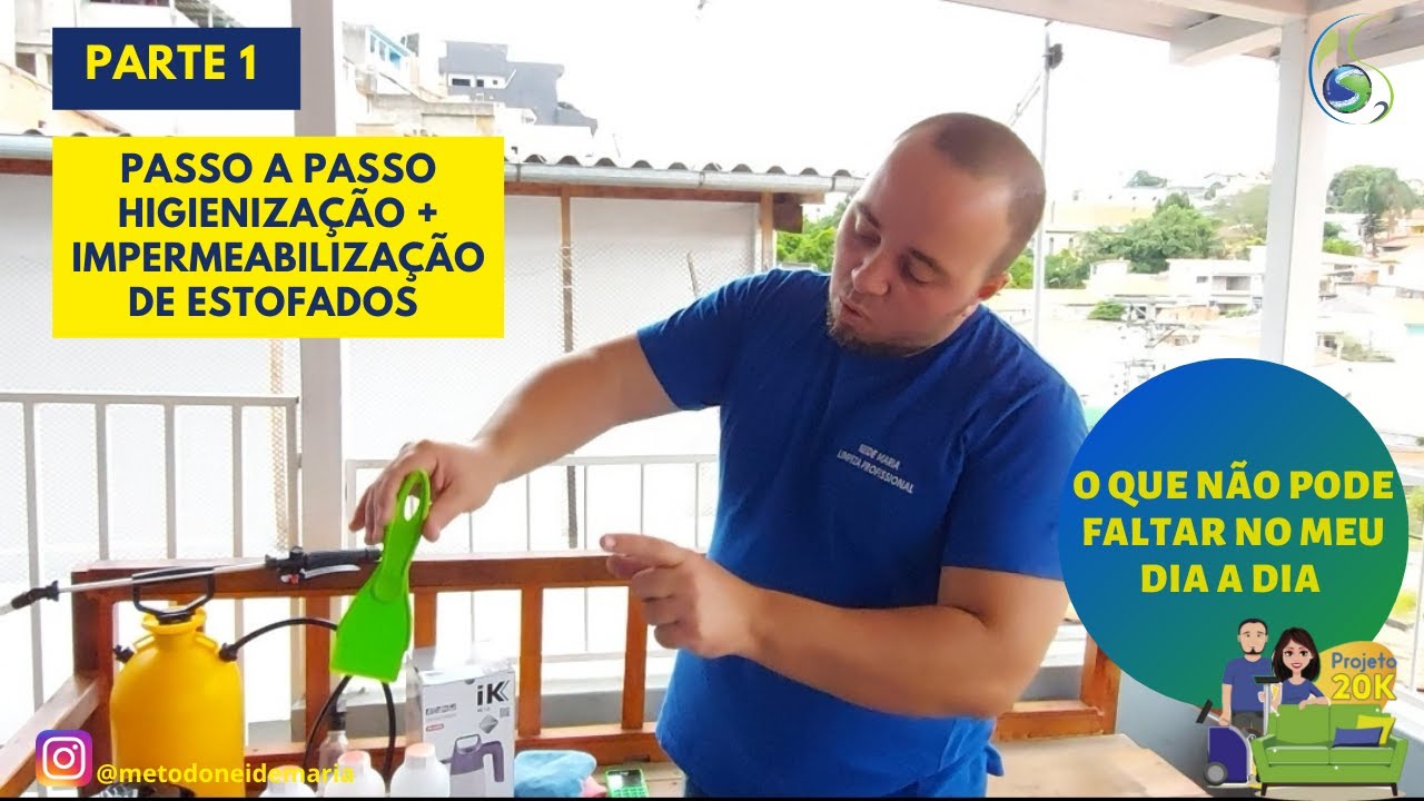 Passo a Passo - Higienização e Impermeabilização Sofá Retrátil. Vídeo 1 - O que não pode faltar.