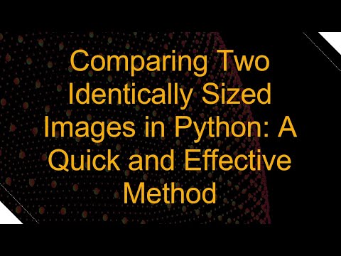 Comparing Two Identically