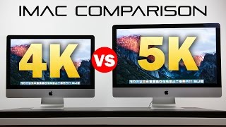 iMac 4K 21,5 дюйма и iMac 5K 27 дюймов — полное сравнение