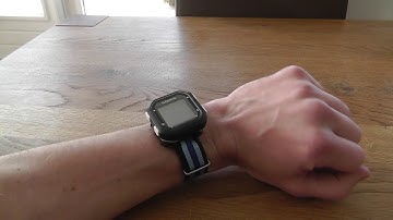 Garmin Edge 25 wrist strap mount for €10 (for running)