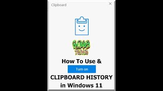 Enable & Use Clipboard History in Win11 #Shorts screenshot 2