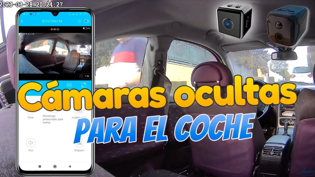 Camara Para Carro De Seguridad Casas Auto De Espias Ocultas Trasera Mini  Video