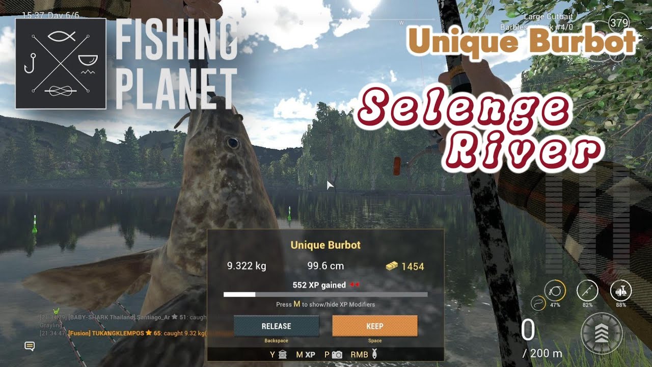 Unique Burbot Selenge River - Fishing Planet