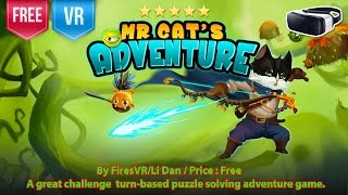 Mr Cat’s Adventure Gear VR - A great challenge turn-based puzzle solving adventure game. screenshot 4