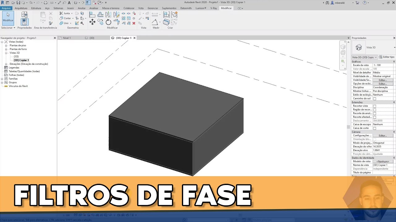 Capa do vídeo: Como criar filtro de fase no Revit e erros comuns