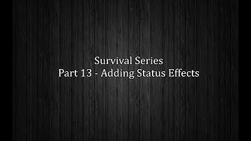 UE4 Survival Game - Adding Status Effects - Hypothermia/Heat Stroke (Part 13)