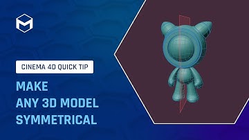 #C4DQuickTip 191: Make any 3D model Symmetrical in Cinema 4D