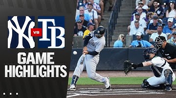 Yankees vs. Rays Game Highlights (8/20/25) | MLB Highlights