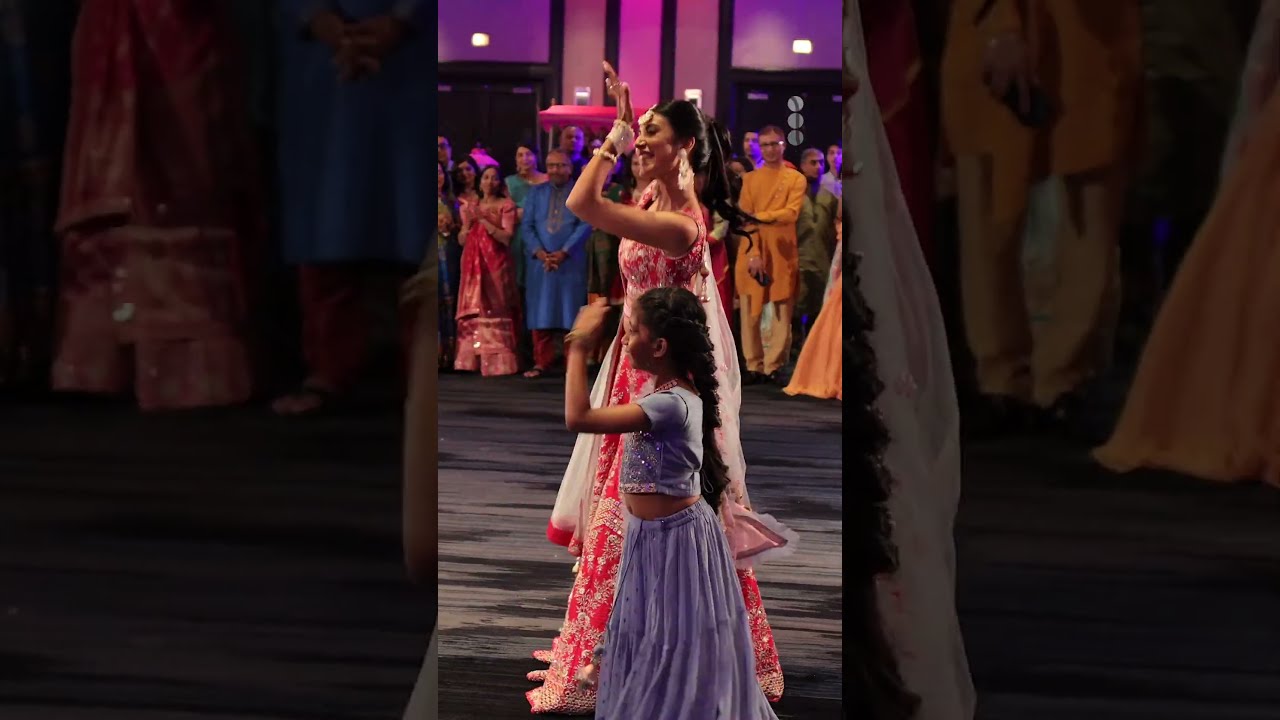 Stunning Sangeet Performance by the Bride and Grooms Niece   Indian Wedding
