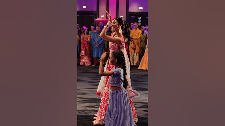 Stunning Sangeet Performance by the Bride and Groom's Niece - Indian Wedding