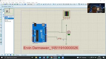 Simulasi PWM motor servo Menggunakan Proteus dan mikrokontroller arduino.