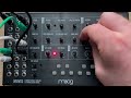 Moog Mavis: Wavefolding two Oscillators