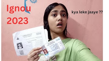 Ignou June 2023 Exam centre pe kya leke jaaye 😱??