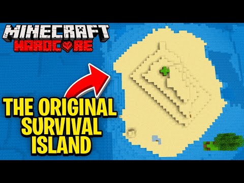 I Survived 100 Days on the ORIGINAL SURVIVAL ISLAND in Hardcore Minecraft