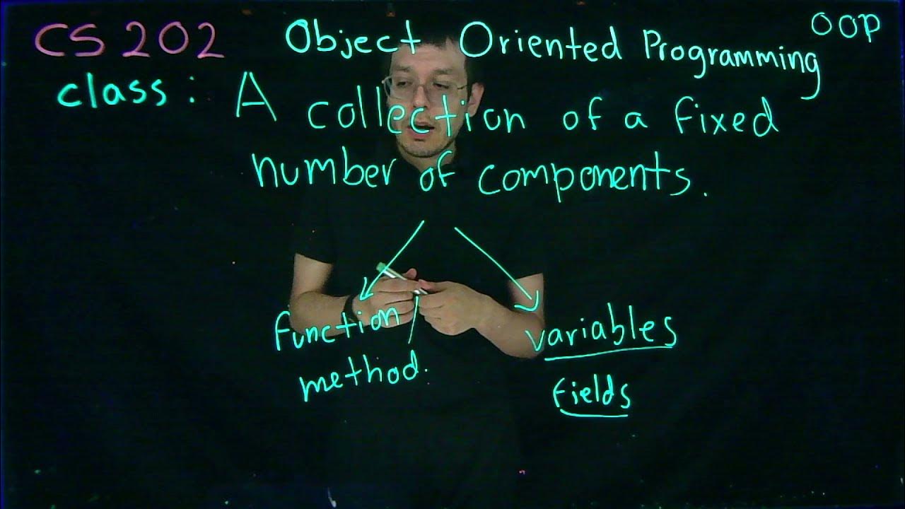 Overview of Classes and Object Oriented Programming - YouTube