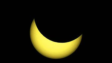 Partial Solar Eclipse Timelapse, 20th March 2015, Tvrdošovce