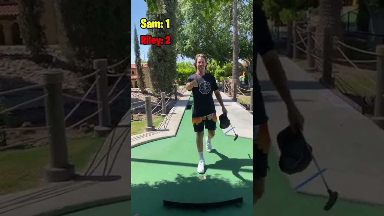 You Must Walk In Every Mini Golf Putt!!