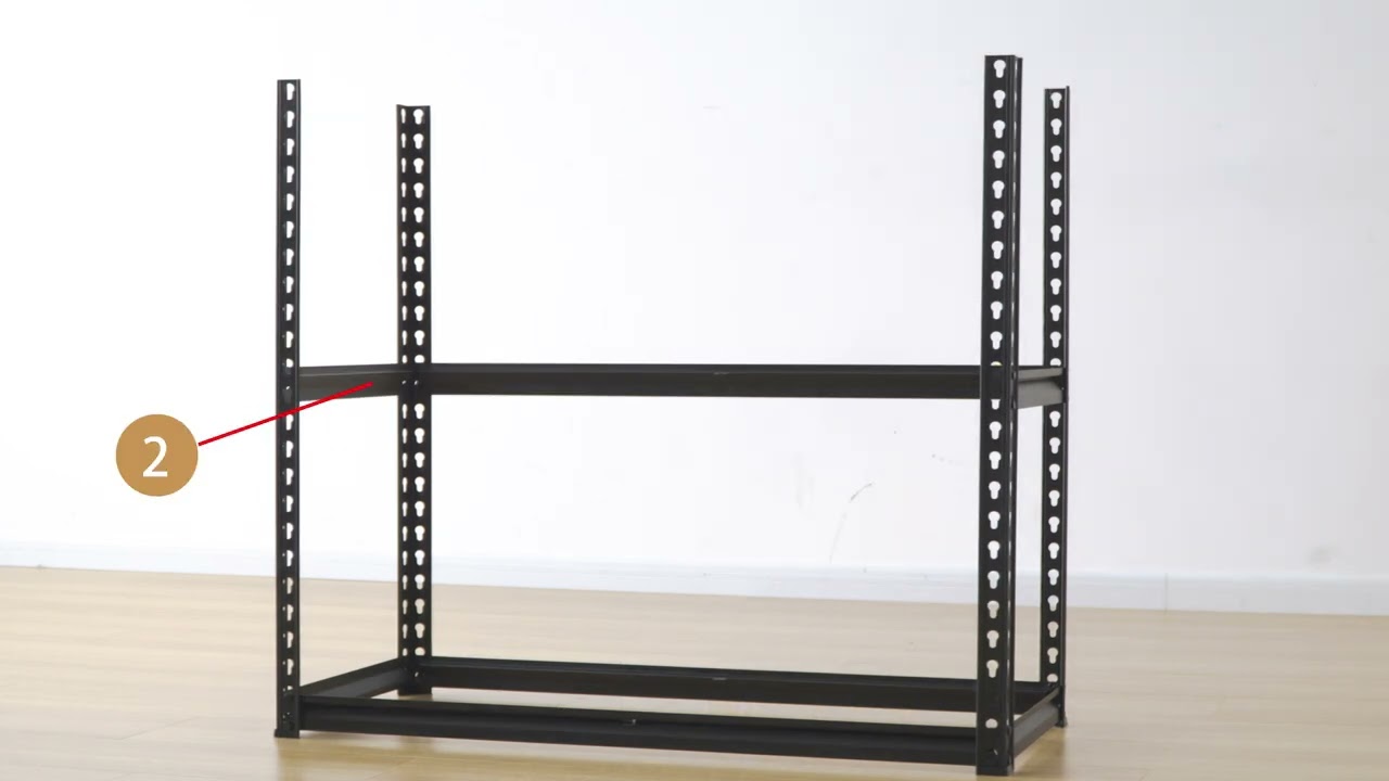 REIBII 3000 LBS 5 Tiers Heavy Duty  Storage Shelves Adjustable Metal Shelving for  Garage, Pantry, Kitchen and Basement