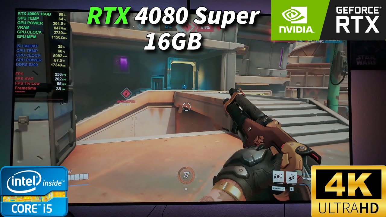 overwatch 2 | LG OLED 65CX 65" 4K | RTX 4080 Super 16GB