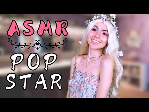 Pop Star 🌟🎤🎸 ASMR (personal attention, whispering, tapping, brushing)