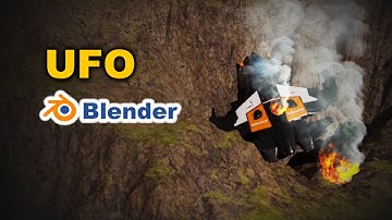 UFO - CGI Animated Short Video - Made with Blender - Zuhaib Khoso