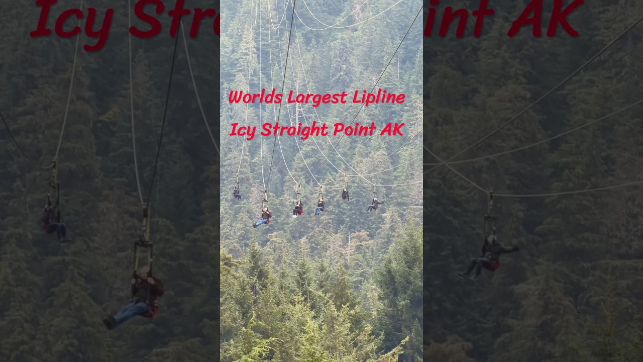 🔥 World’s Largest Zipline?! 😱 Icy Strait Point Alaska!