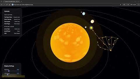 Solar System App Demo