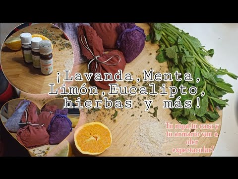 Video: Cómo Hacer Bolsas Aromáticas En Un Armario