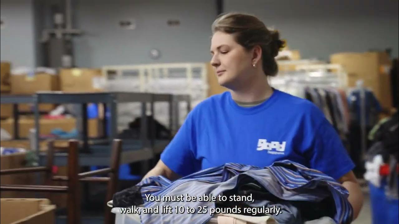 Goodwill Job Preview Donation Sorter and Processor YouTube