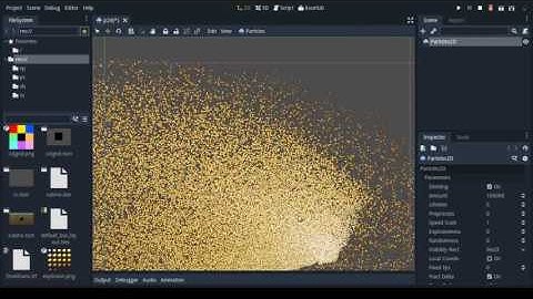 Godot, 2D GPU 100k Particles