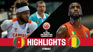 CMR 🇨🇲 v GUI 🇬🇳 | Basketball Game Highlights | FIBA Olympic Pre-Qualifying Tournament 2023 Nigeria