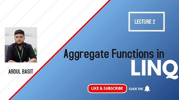 Aggregate Functions in LINQ
