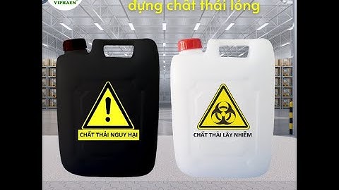 Hướng dẫn dán nhãn chất thải nguy hại