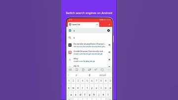 Effortlessly switch between search engines on your Android device with Vivaldi Browser 🤓