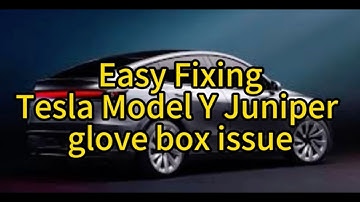 Fix Tesla Model Y 2025 Juniper glove box not opening issue #tesla #glovebox #issue #juniper