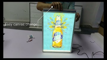 A3 ULTRA-THIN TEMPERED GLASS DYNAMIC LIGHT BOX UNPACKING VIDEO - SANNAN